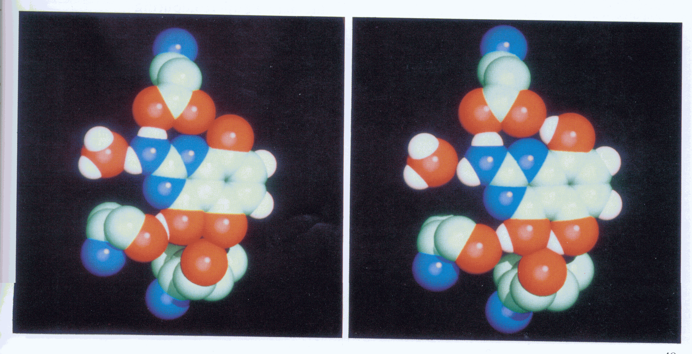 Fig 5.1 Oxidised (left) and reduced (right) forms of a potential anti-cancer drug.