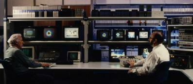 The video production and editing bay of the MediaLab