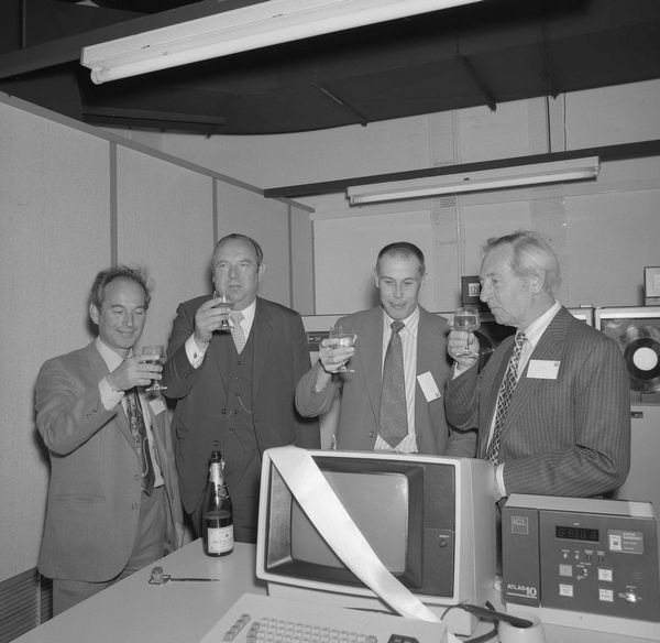 Toasting the new computer