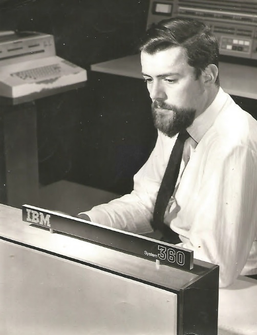 Tony running the IBM 360/65 (1969)