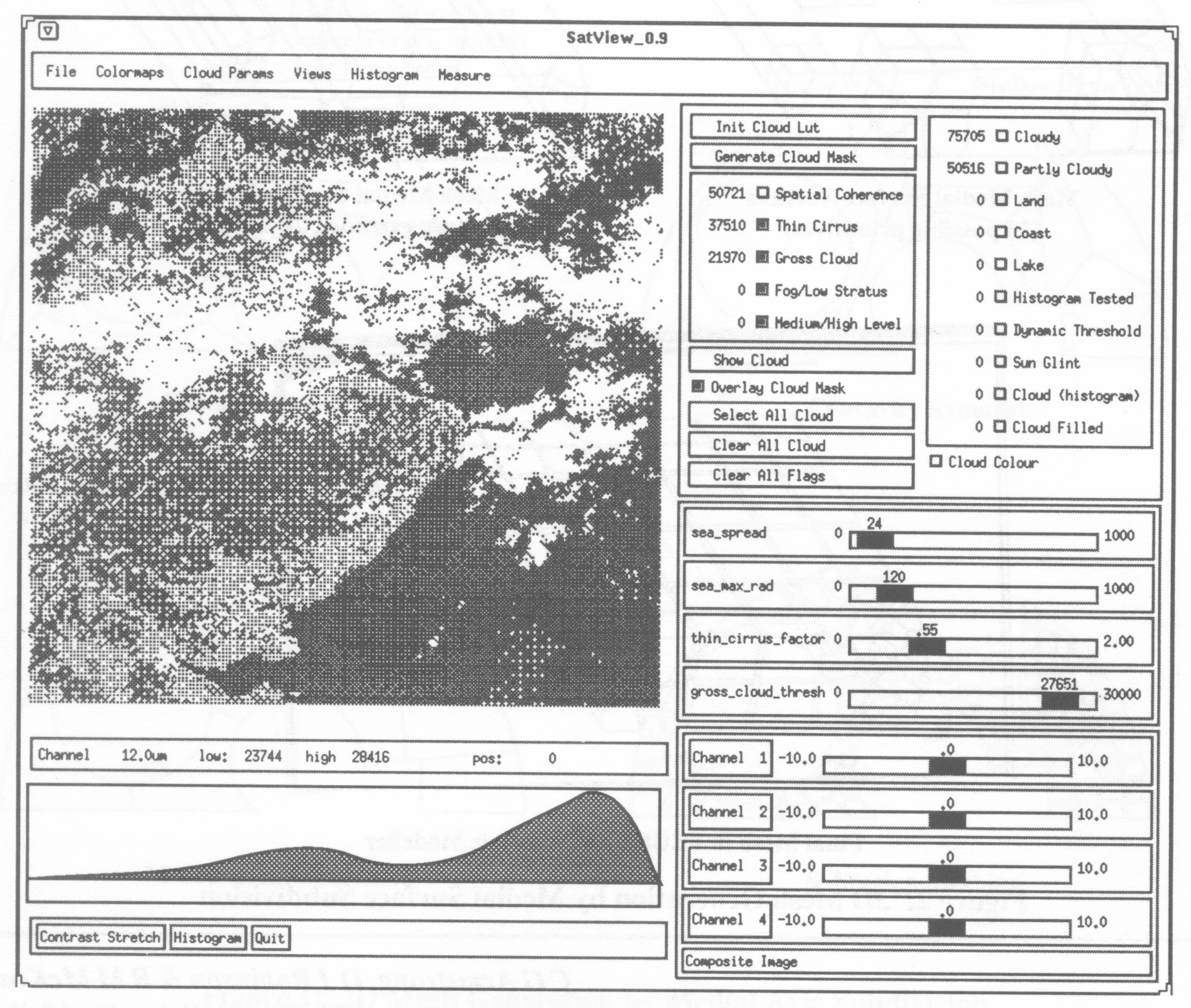 Figure 1: SatView Processing Image of Scotland