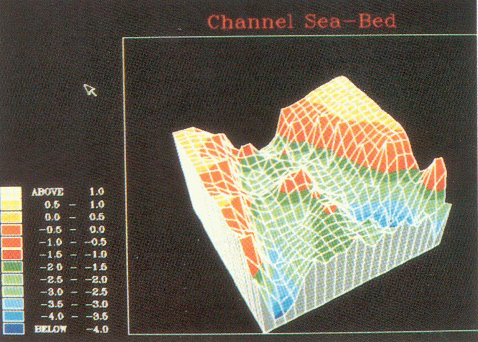 Fig 2.7 Computer graphics display produced from a CGM file using the RAL-CGM program. (91 RC6412)
