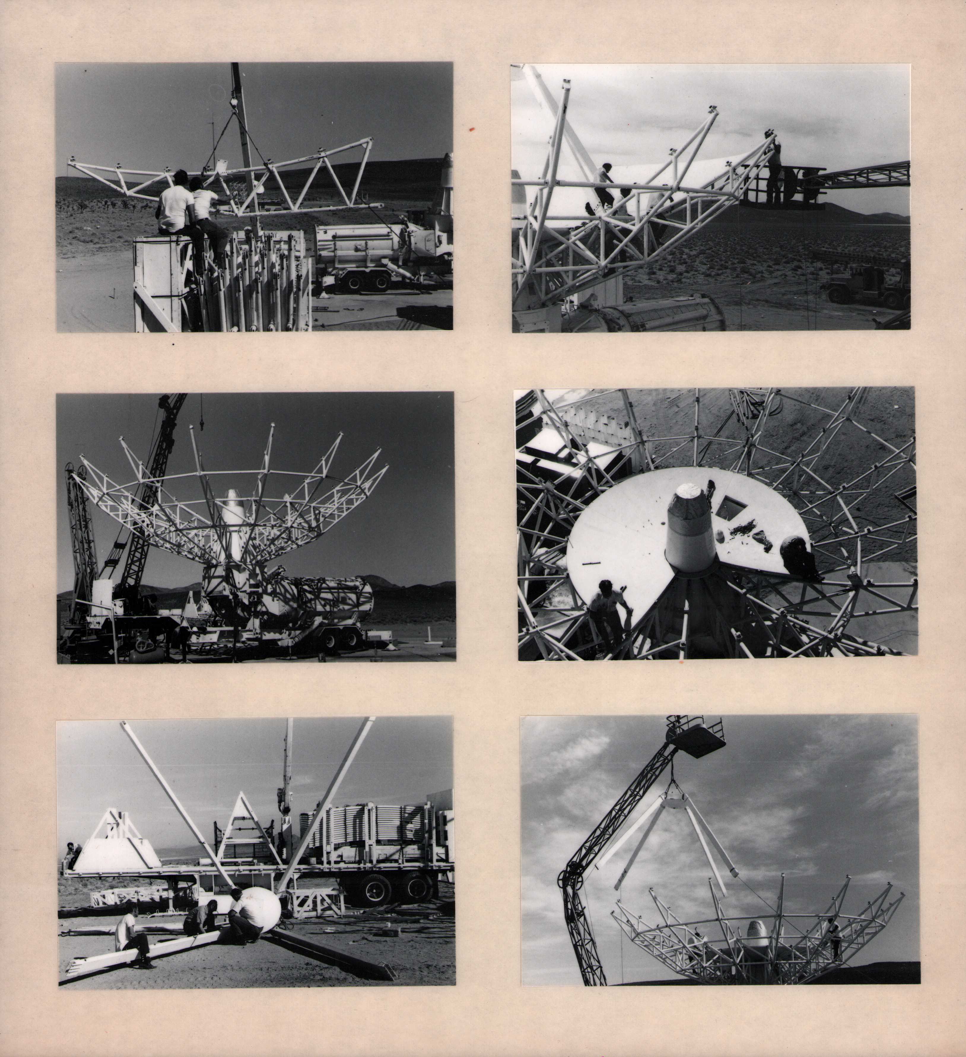 Dish assembly at Cooby Creek (1966)