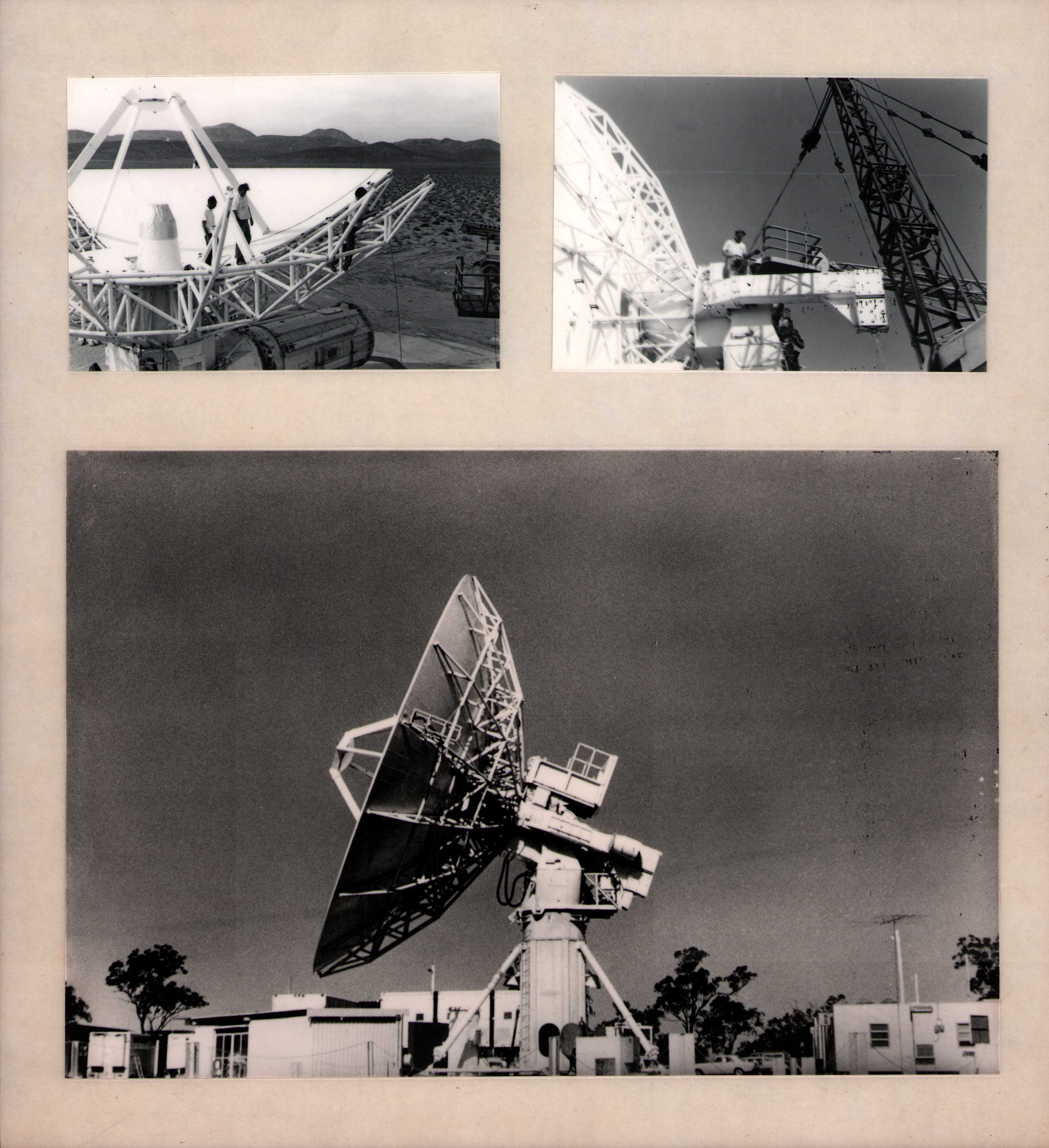 Dish assembly at Cooby Creek (1966)